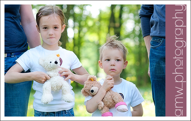 Familienbilder im Park